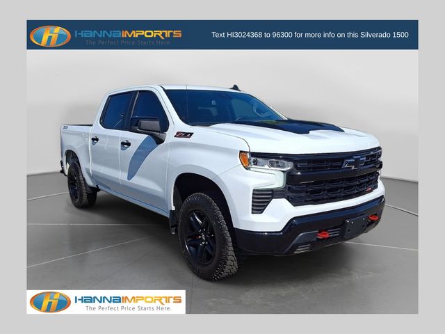 Summit White 2023 Chevrolet Silverado 1500 Pickup Truck Four-Wheel Drive Automatic