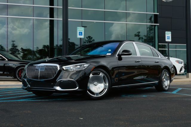 Obsidian Black Metallic 2025 Mercedes-Benz S-Class Maybach S 580 4MATIC Sedan All-Wheel Drive 9-Speed Automatic