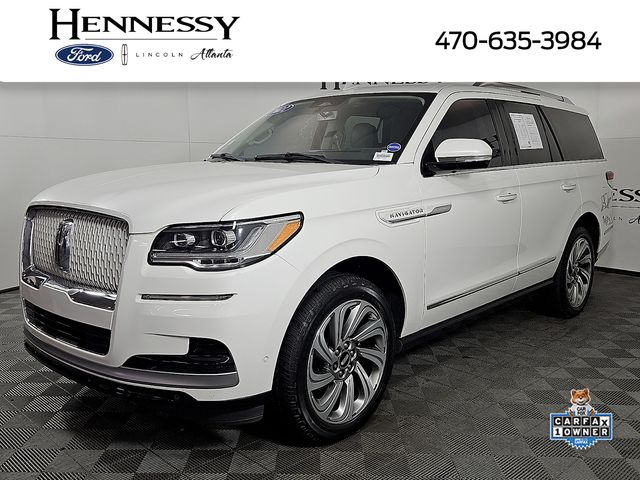 White Metallic 2022 Lincoln Navigator Reserve 4WD SUV / Crossover Four-Wheel Drive Automatic