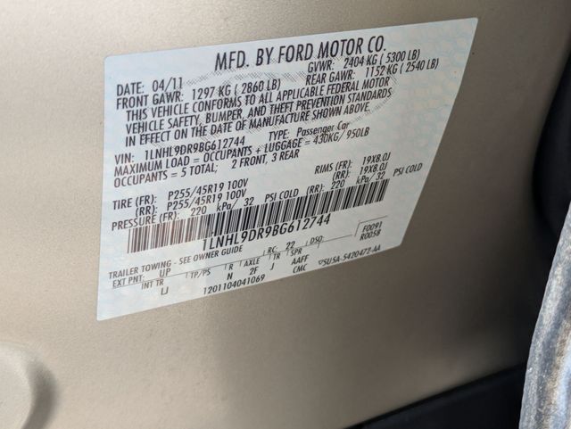 Used 2011 Lincoln MKS Sedan