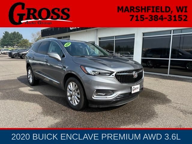 Satin Steel Gray Metallic 2020 Buick Enclave SUV / Crossover Front-Wheel Drive 9-Speed Automatic