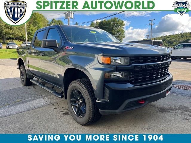 Shadow Gray Metallic 2021 Chevrolet Silverado 1500 Pickup Truck Four-Wheel Drive 6-Speed Automatic Overdrive