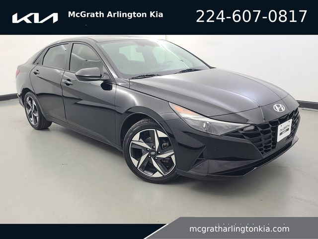 Onyx Black 2023 Hyundai Elantra Sedan Front-Wheel Drive Continuously Variable Transmission