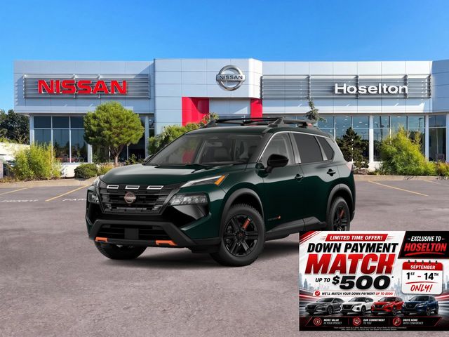 Black (Obsidian) 2026 Nissan Rogue SUV / Crossover All-Wheel Drive Continuously Variable Transmission