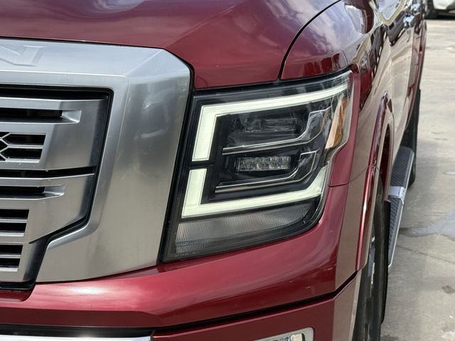 2021 Nissan Titan Platinum Reserve Red at Cook Ford