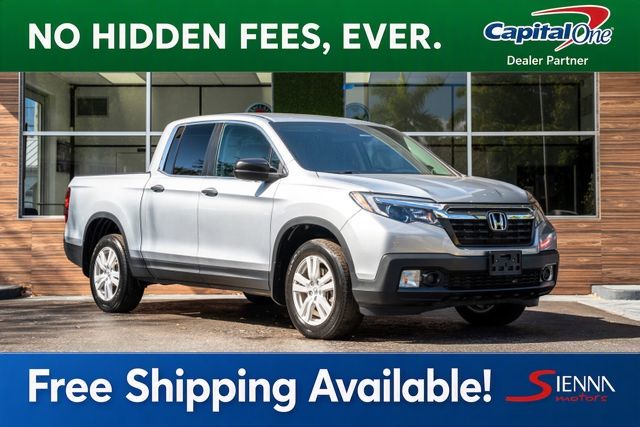 Lunar Silver Metallic 2017 Honda Ridgeline Pickup Truck All-Wheel Drive Automatic
