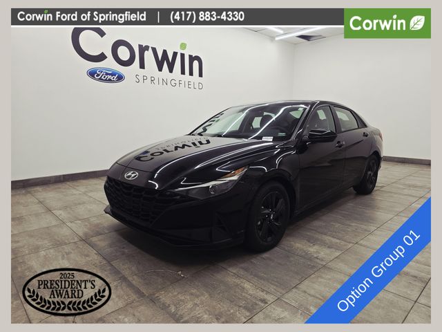 Phantom Black 2021 Hyundai Elantra Hybrid Blue FWD Sedan Front-Wheel Drive 6-Speed Dual Clutch