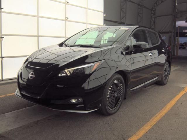 Super Black 2025 Nissan LEAF SV Plus FWD Hatchback Front-Wheel Drive Automatic