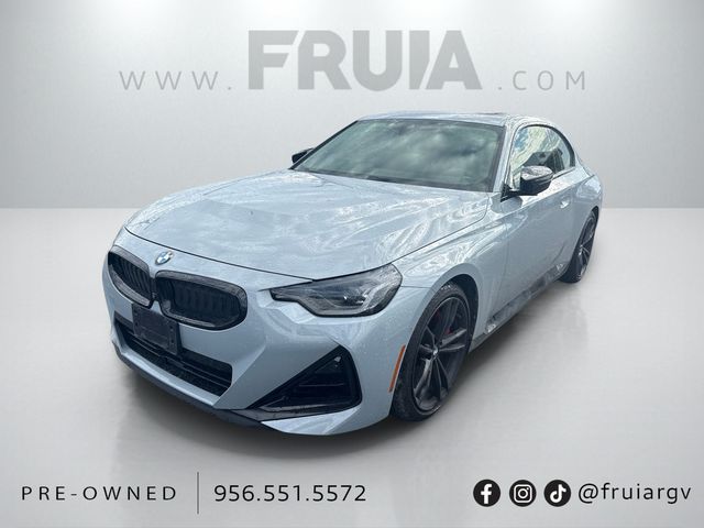 Brooklyn Gray Metallic 2024 BMW 2 Series M240i Coupe RWD Coupe Rear-Wheel Drive 8-Speed Automatic