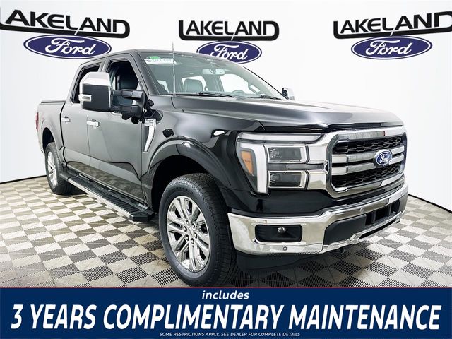 Agate Black Metallic 2025 Ford F-150 Pickup Truck Four-Wheel Drive Automatic