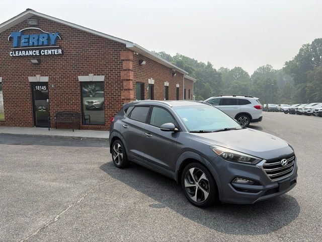 Coliseum Gray 2016 Hyundai Tucson SUV / Crossover Front-Wheel Drive 7-Speed Automatic