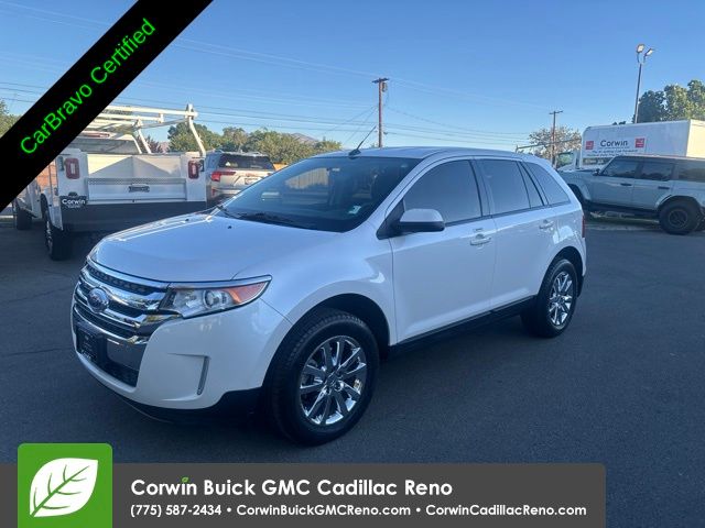 White Platinum Clearcoat Metallic 2014 Ford Edge SUV / Crossover Front-Wheel Drive 6-Speed Automatic