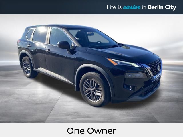 Super Black 2023 Nissan Rogue S AWD SUV / Crossover All-Wheel Drive Continuously Variable Transmission