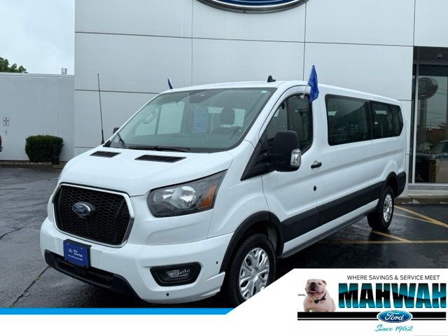 Oxford White 2025 Ford Transit Passenger Van Rear-Wheel Drive