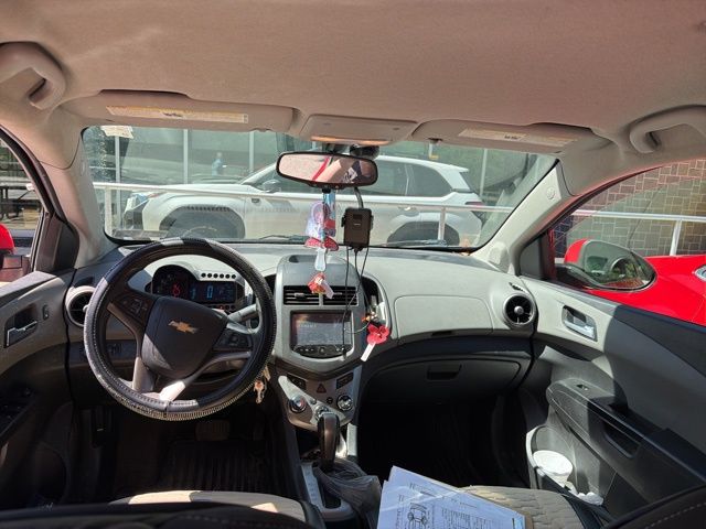 2015 Chevrolet Sonic LT Red at Klick Lewis Buick Chevrolet