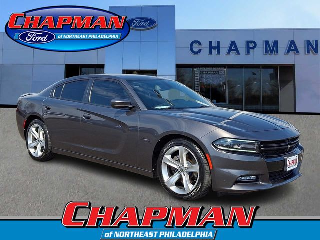 Gray (Granite Crystal Metallic Clearcoat) 2018 Dodge Charger R/T RWD Sedan Rear-Wheel Drive 8-Speed Automatic