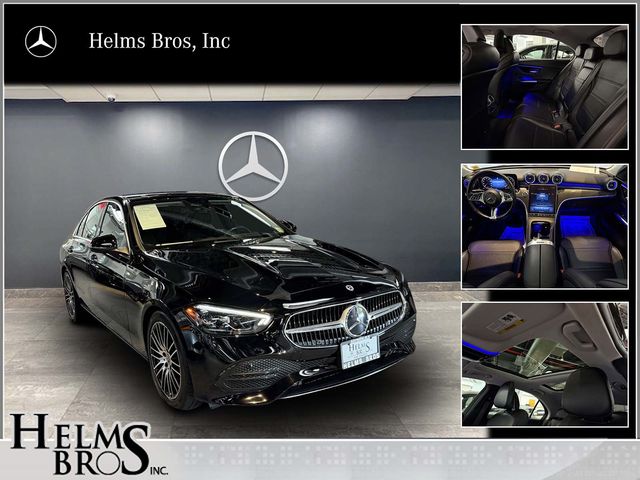 used 2022 Mercedes-Benz C-Class car, priced at $34,990