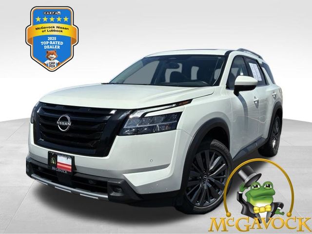Pearl White Tricoat 2024 Nissan Pathfinder SUV / Crossover Front-Wheel Drive 9-Speed Automatic