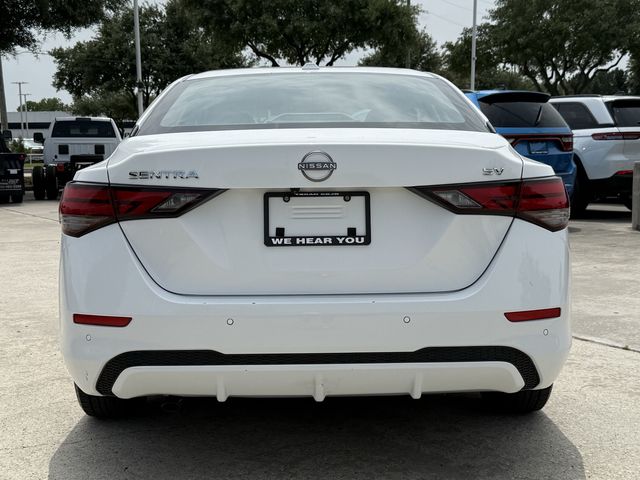 2024 Nissan Sentra SV White at Central Houston Nissan