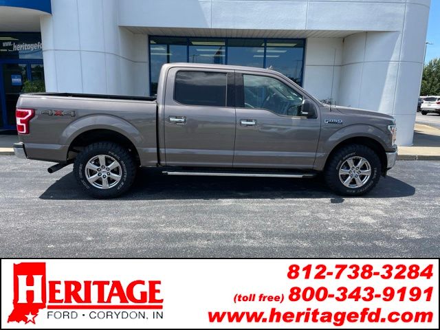 Stone Gray 2018 Ford F-150 Pickup Truck Four-Wheel Drive Automatic