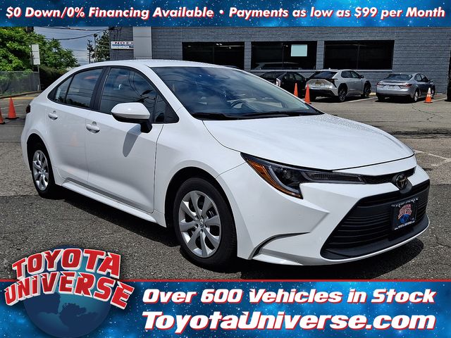 Ice 2025 Toyota Corolla Sedan Front-Wheel Drive Continuously Variable Transmission