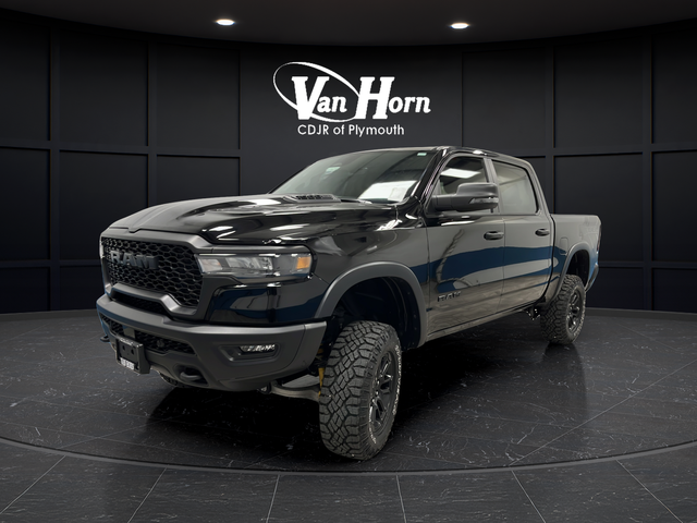 Used 2025 Diamond Black Crystal Pearlcoat Ram Rebel image 3