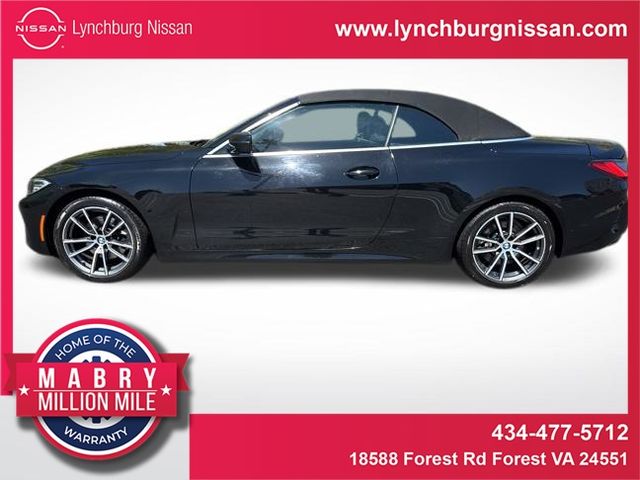 Black 2024 BMW 4 Series 430i Convertible xDrive Convertible All-Wheel Drive 8-Speed Automatic