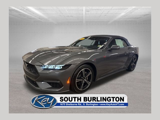 Gray Metallic 2025 Ford Mustang EcoBoost Premium Convertible RWD Convertible Rear-Wheel Drive Automatic