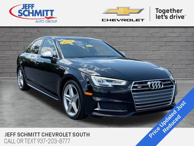 Brilliant Black 2018 Audi S4 Sedan All-Wheel Drive Automatic
