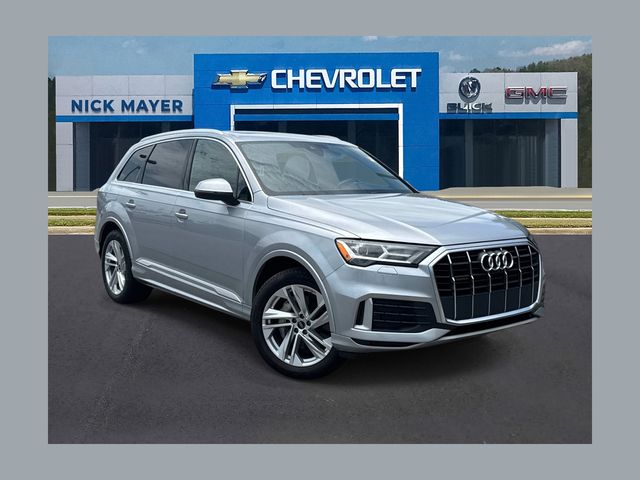 Silver 2022 Audi Q7 SUV / Crossover All-Wheel Drive 8-Speed Automatic