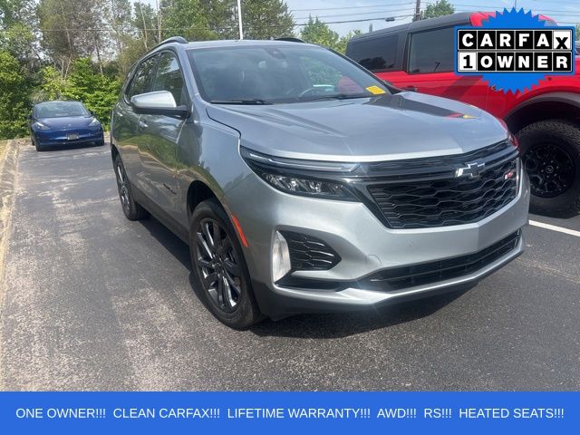 Sterling Gray Metallic 2024 Chevrolet Equinox RS with 1RS AWD SUV / Crossover Four-Wheel Drive 6-Speed Automatic Overdrive