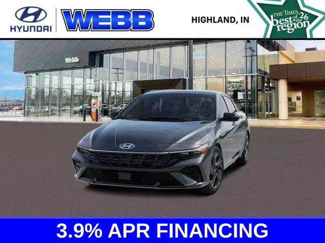 Ecotronic Gray 2026 Hyundai Elantra Sedan Front-Wheel Drive Continuously Variable Transmission