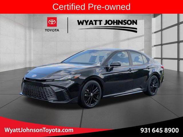Black Metallic 2025 Toyota Camry Sedan Front-Wheel Drive Continuously Variable Transmission