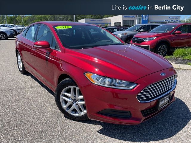 Ruby Red 2015 Ford Fusion SE Sedan Front-Wheel Drive 6-Speed Automatic
