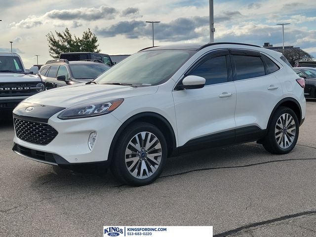 Star White Metallic Tri-Coat 2022 Ford Escape SUV / Crossover All-Wheel Drive 8-Speed Automatic
