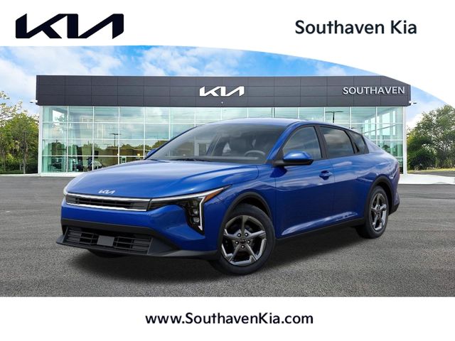 Deep Sea Blue 2026 Kia K4 LXS FWD Sedan Front-Wheel Drive Continuously Variable Transmission