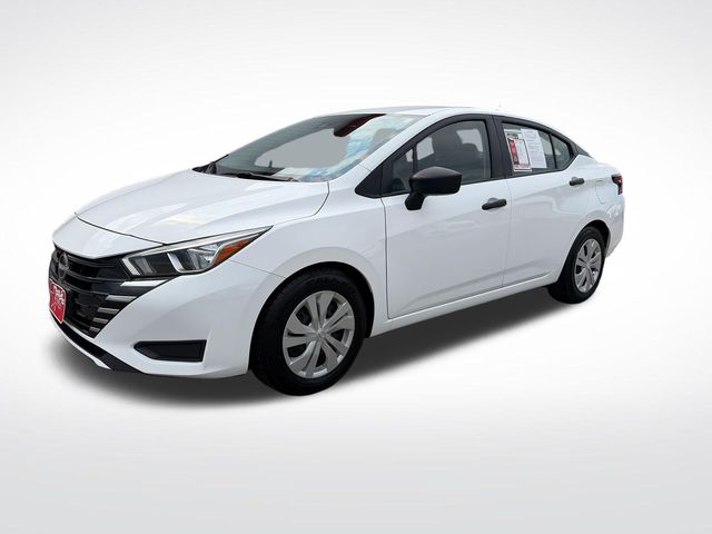 White (Fresh Powder) 2023 Nissan Versa Sedan Front-Wheel Drive Continuously Variable Transmission
