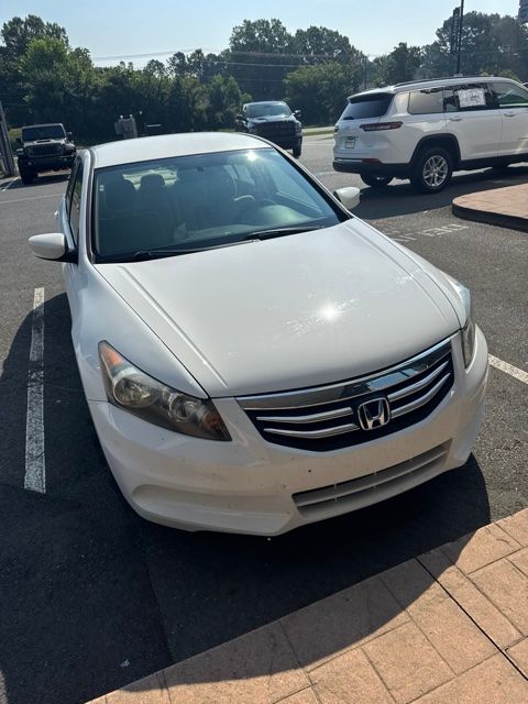 White Orchid Pearl 2012 Honda Accord Sedan Front-Wheel Drive 5-Speed Automatic Overdrive