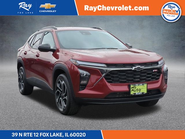 Red (Crimson) 2025 Chevrolet Trax RS with 2RS FWD SUV / Crossover Front-Wheel Drive 6-Speed Automatic