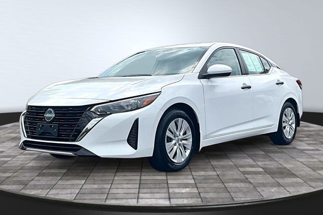 White (Fresh Powder) 2025 Nissan Sentra Sedan Front-Wheel Drive Continuously Variable Transmission