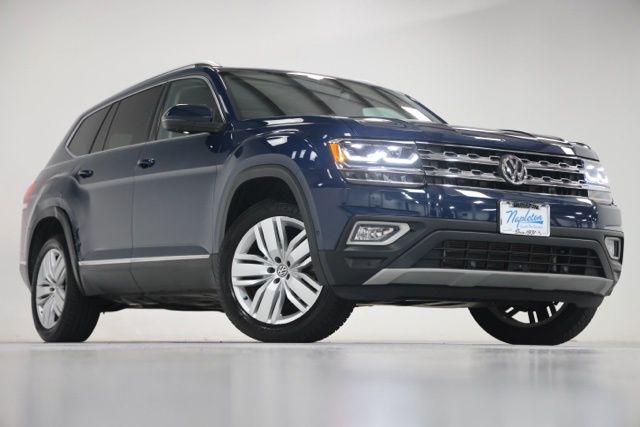 Blue 2019 Volkswagen Atlas SUV / Crossover All-Wheel Drive 8-Speed Automatic