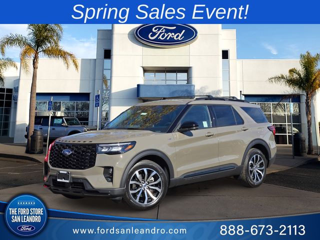Gray 2026 Ford Explorer ST-Line RWD SUV / Crossover Rear-Wheel Drive Automatic