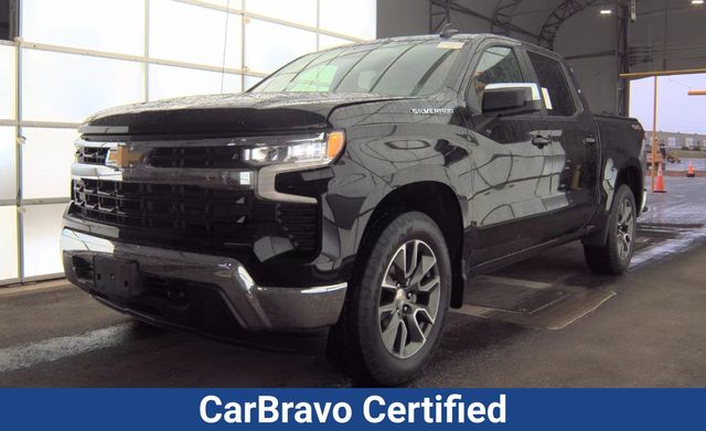 Black 2023 Chevrolet Silverado 1500 Pickup Truck Four-Wheel Drive 8-Speed Automatic