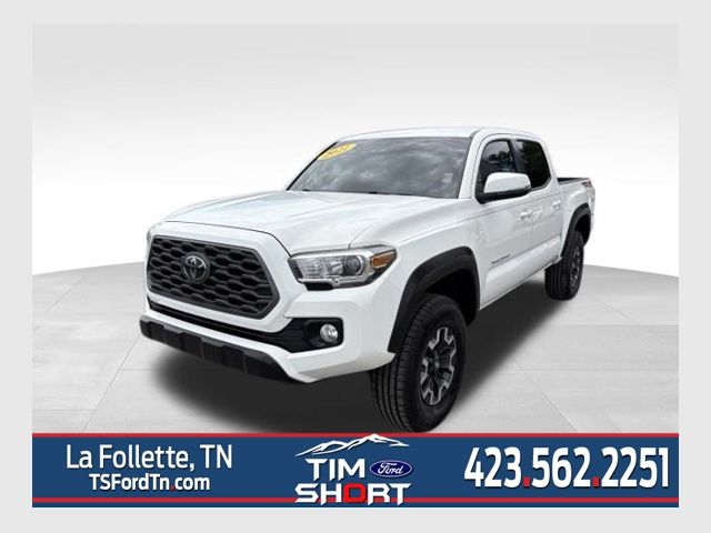 Super White 2021 Toyota Tacoma Pickup Truck Four-Wheel Drive 6-Speed Automatic