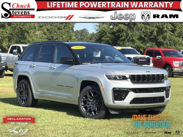 Silver Zynith 2026 Jeep Grand Cherokee SUV / Crossover Four-Wheel Drive 8-Speed Automatic