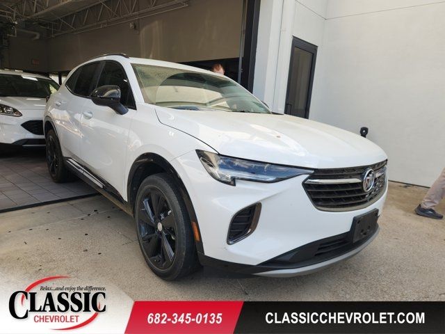 Summit White 2021 Buick Envision Preferred FWD SUV / Crossover Front-Wheel Drive 9-Speed Automatic