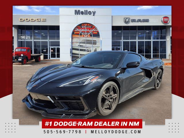 Black 2022 Chevrolet Corvette Coupe Rear-Wheel Drive 8-Speed Dual Clutch