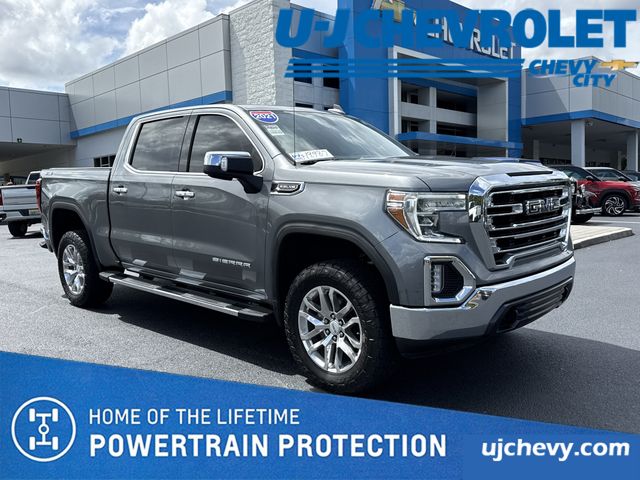 Gray (Steel Metallic) 2021 GMC Sierra 1500 Pickup Truck Four-Wheel Drive Automatic