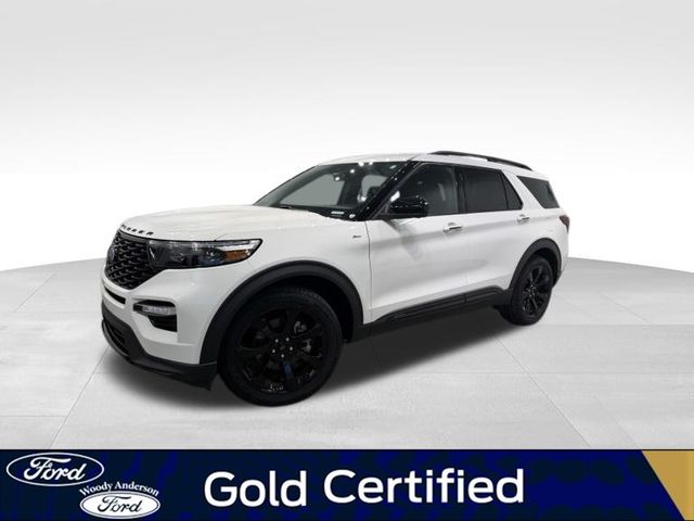 Star White Metallic Tri-Coat 2023 Ford Explorer SUV / Crossover Rear-Wheel Drive Automatic