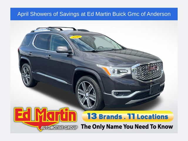 Gray (Iridium Metallic) 2017 GMC Acadia Denali AWD SUV / Crossover Four-Wheel Drive 6-Speed Automatic